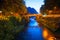 Shinkyo Bridge during autumn in Nikko