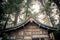 ShinkyushaSacred Stable in Toshogu Shrine,Nikko,Japan.With famous carvings of SanzaruThree Wise Monkeys on the wall.