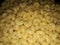 Shinning boiled macaroni closeup