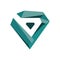 shinning jewelry stylish diamond logo design vector illustrations