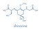 Shinorine sunscreen molecule. Skeletal formula.