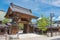 Shinshuji Temple at Hida Furukawa Old Town. a famous historic site in Hida, Gifu, Japan