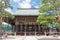 Shinshuji Temple at Hida Furukawa Old Town. a famous historic site in Hida, Gifu, Japan