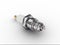 Shiny 3D Automobile Spark Plug