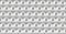 Shiny abstract background pattern made of white hexagons and tiny black spheres (seamless)