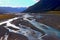 Shiny Braided rivers from the mountains