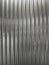 Shiny corrugated galvanized iron