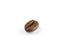 Shiny fresh roasted coffee bean for espresso, cappuccino isolated on white background.