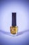 Shiny gold bottle female nail polish