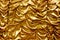 Shiny gold fabric curtain texture background