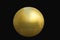 Shiny golden colour ball