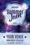 Shiny grunge summer jam flyer template design