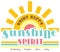 Shiny Happy - Sunshine Spirit - Retro Distressed Illustration