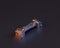 Shiny metal mechanical spare small part of machine in machinery and automotive industry, 3d rendering, isometric