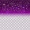 Shiny Particles on Purple background