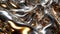 shiny quicksilver mercury metal waves background and wallpaper