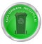 Shiny recycling button