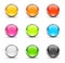 Shiny round icons