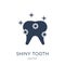 Shiny Tooth icon. Trendy flat vector Shiny Tooth icon on white b