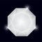 Shiny Transparent Gem Stone Jewelry Octagon Diamond