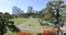 Shiodome buildings in Hamarikyu Gardens