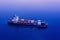 Ship of business with Logistics Cargo concept as industrial container tanker ship cruising in import export image