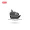 Ship cruise liner icon vector isolated 8