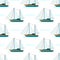 Ship cruiser boat sea seamless pattern