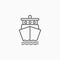 Ship icon, boat, cruise, sea, marine, vehicle