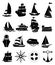 Ship icons set