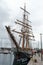 Ship Kaskelot in dock at Plymouth Harbour, Barbican, Plymouth, Devon, United Kingdom, 20th August 2018