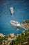 Ship Kotor bay Montenegro journey travel trip spring summer nature sea mountains