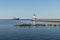 A Ship And A Lighthouse On Lake Superior