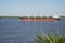 Ship on Parana River