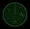 Ship radar, sonar screen, military target aim scan