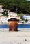 Ship\'s buoy in Mali Losinj pier,Croatia