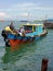 This is a ship transporting people and motorcycles, from Balikpapan City to Penajam, Indonesia.