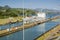 Ship waiting at Panama Canal