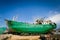 Ship waiting for repairs on a dry dock