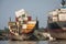 Shipbreaking yard