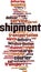 Shipment word cloud