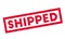 Shipped rubber stamp