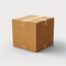 a shipping carton box white background