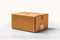 a shipping carton box white background