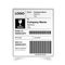 Shipping label barcode template