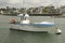 Ships in Benodet harbor in Brittany France