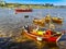 Ships and Boats at Buceo Port, Montevideo, Uruguay