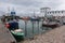 Ships and boats in the harbour of Sassnitz