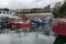 Ships and boats in the harbour of Sassnitz