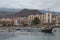 Ships and buildings in Los Cristianos.